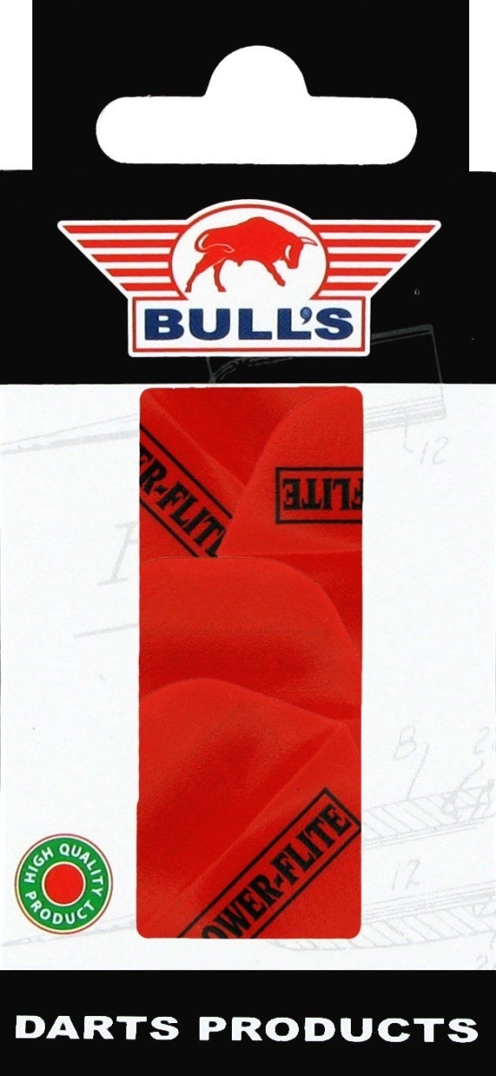 Bull's 5-Pack Powerflite Solid Rood