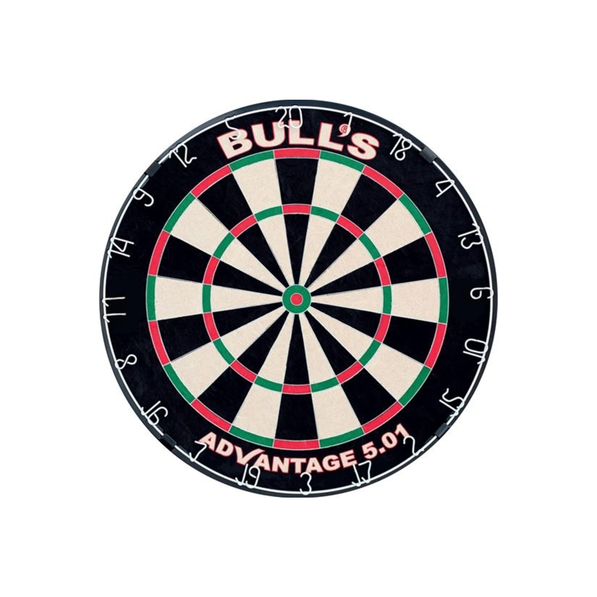 Bull's Advantage 501 Dartboard Incl.Clickfix Bracket