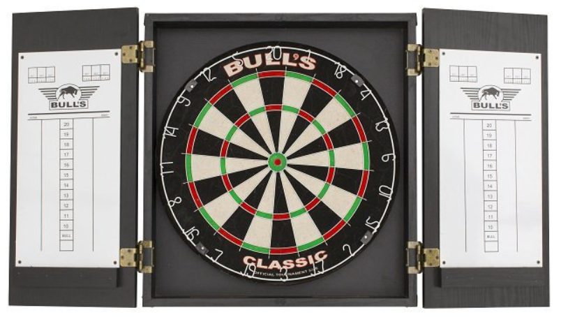 Bull's Beer and Darts Classic Cabinet Wood Black