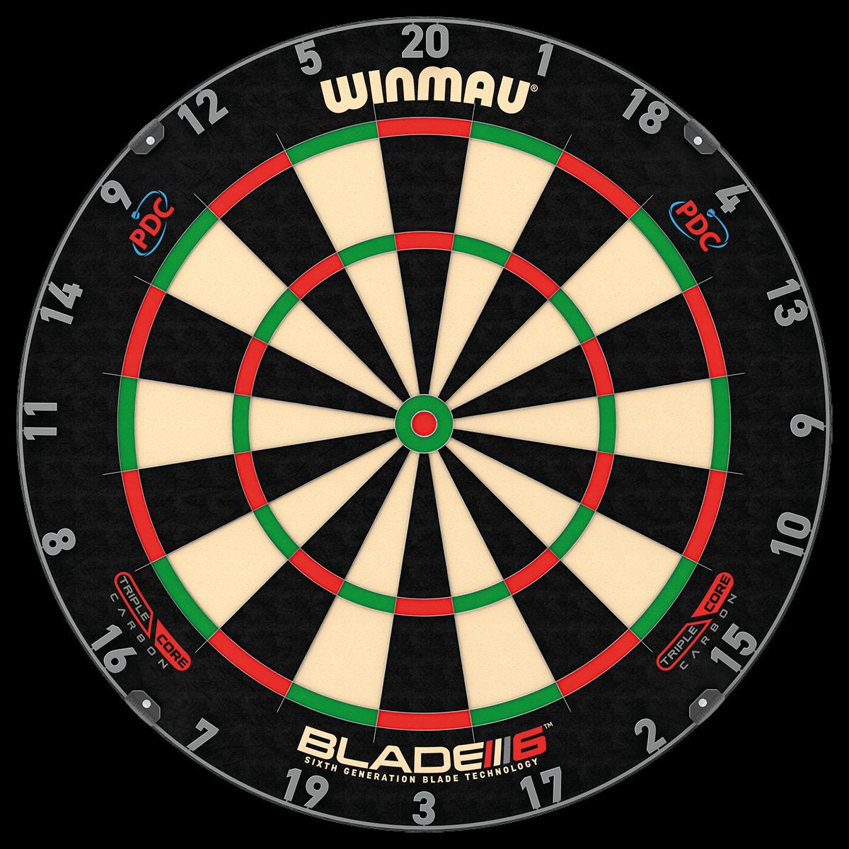 Winmau Blade 6 Triple Core - Dartbord