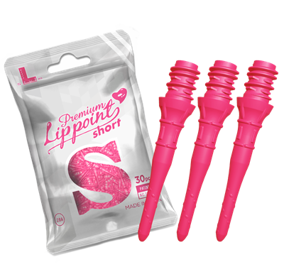 L-Style LIPPOINT PREMIUM SHORT Neon Pink (bags Of 30 Points Each)