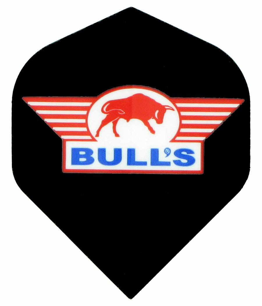 Bull's Powerflite L100 Black Full Colour Bulls Logo Std.