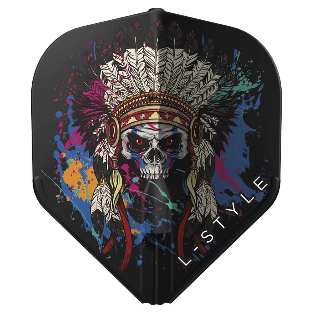 L-Style Signature Champagne Flight: L1EZ Standard Chief Skull Black