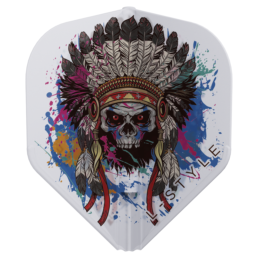 L-Style Signature Champagne Flight: L1EZ Standard Chief Skull Clear White