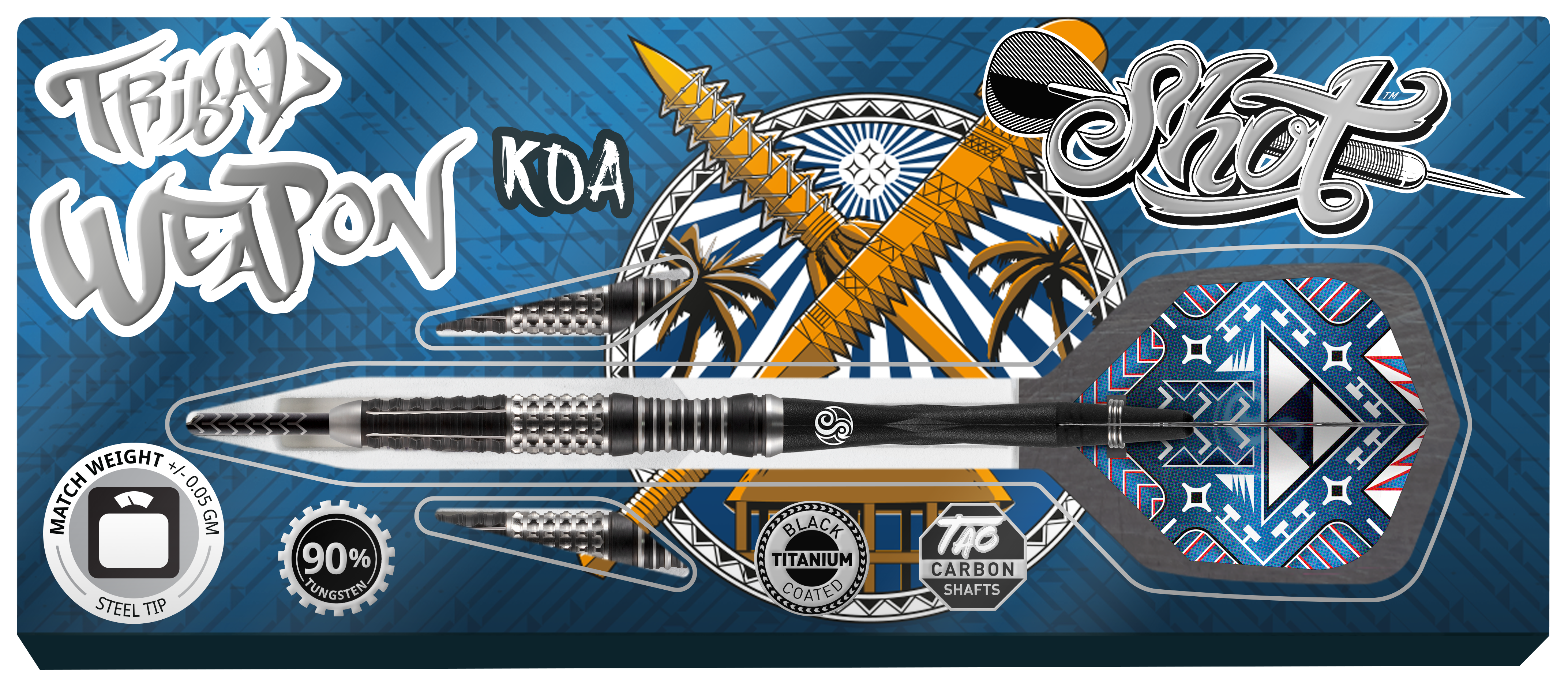 Shot Tribal Weapon Koa 90% 23g Steeltip