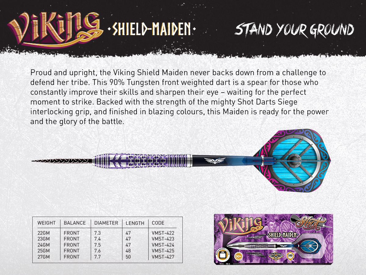 Shot Viking Shield Maiden 90% Front Weighted