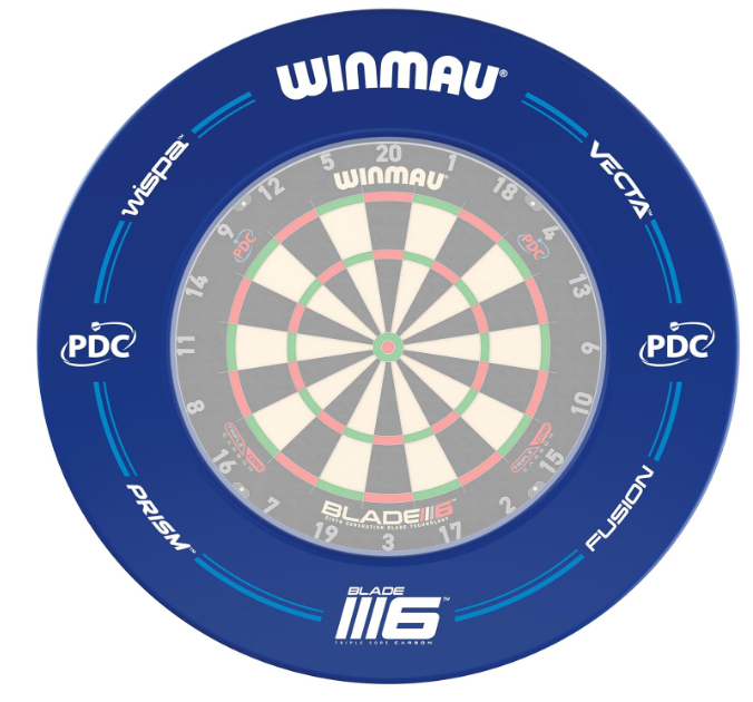 Winmau winmau pdc dartboard Surround blue or grey