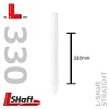 L-Style L-Shaft Locked Straight White